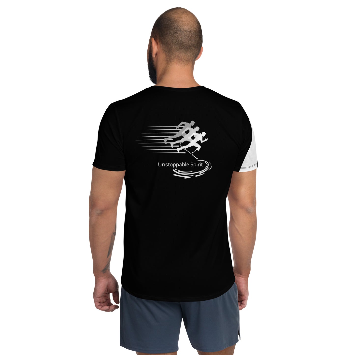 iAmputee Runner Men's Athletic T-shirt