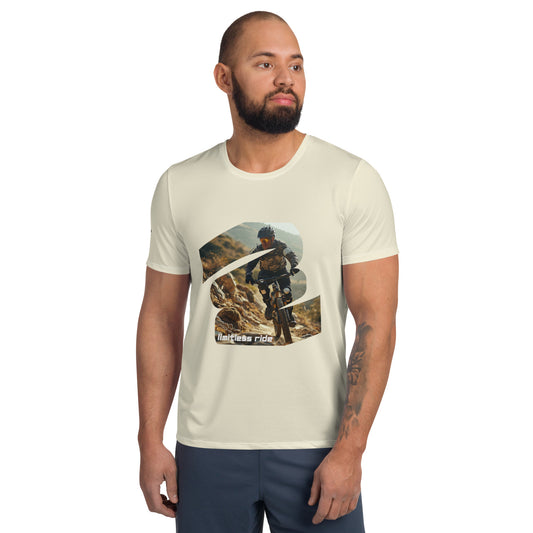 Limitless Ride Men's Athletic T-shirt