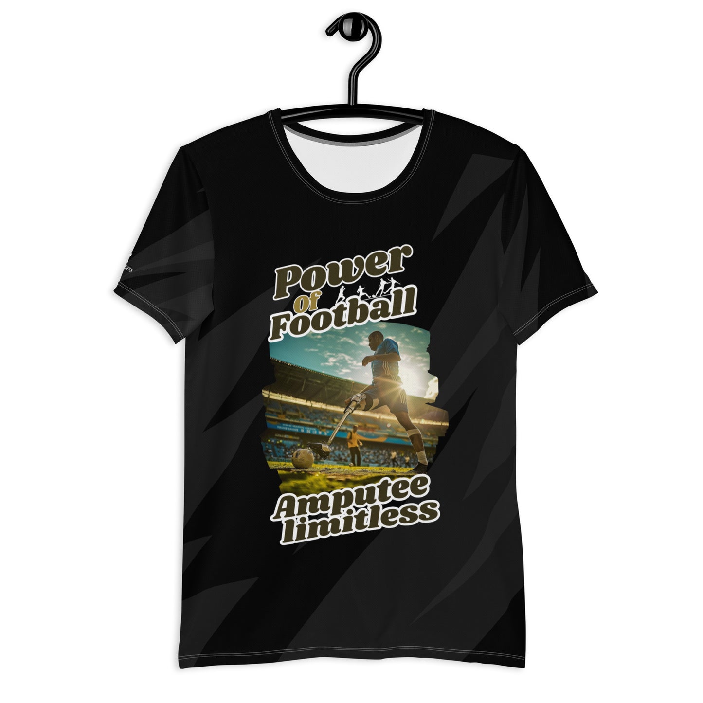 Power of Football Men's Athletic T-shirt