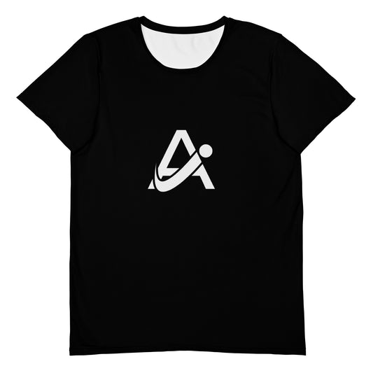 iAmputee Sports Black Men's Athletic T-shirt
