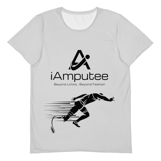 iAmputee Runner Men's Athletic T-shirt