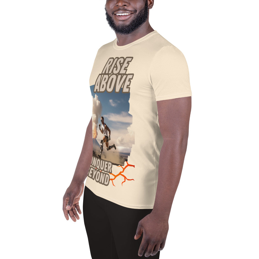 Rise Above Camiseta deportiva para hombre