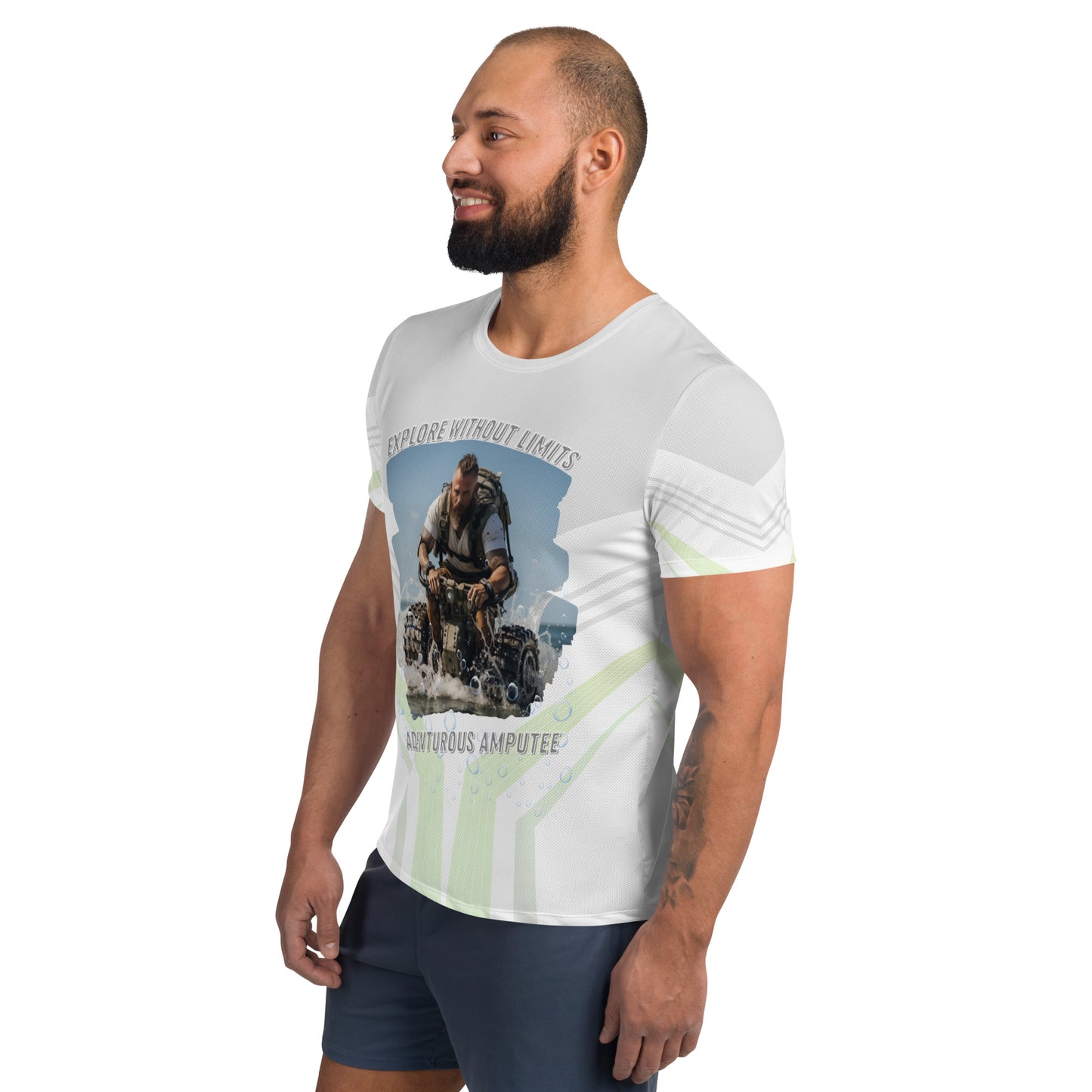 Limitless Ride Men's Athletic T-shirt