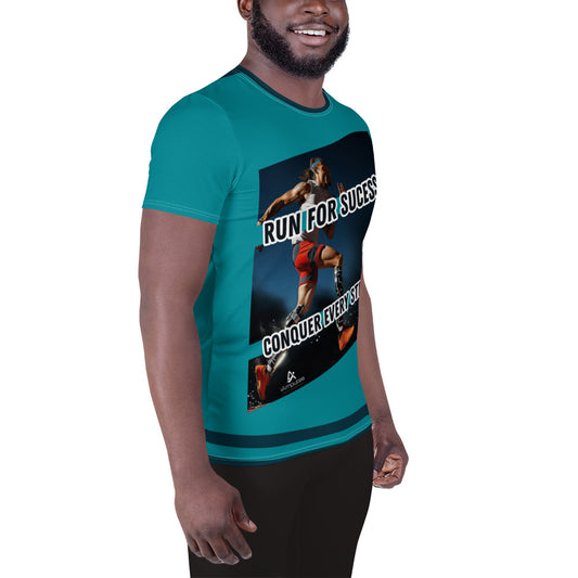 Prosthetic Runner Men's Athletic T-shirt