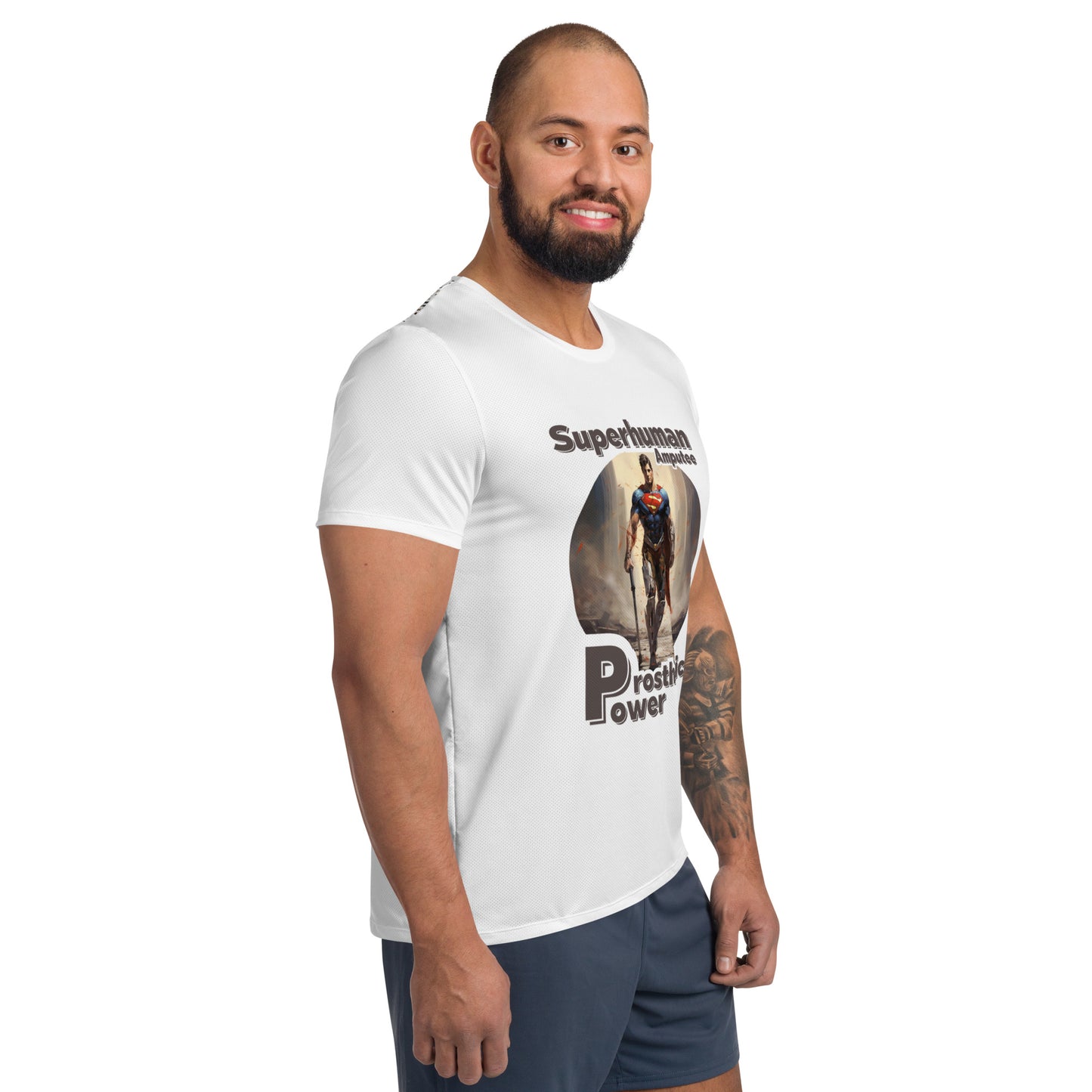 Camiseta deportiva para hombre Super Amputee