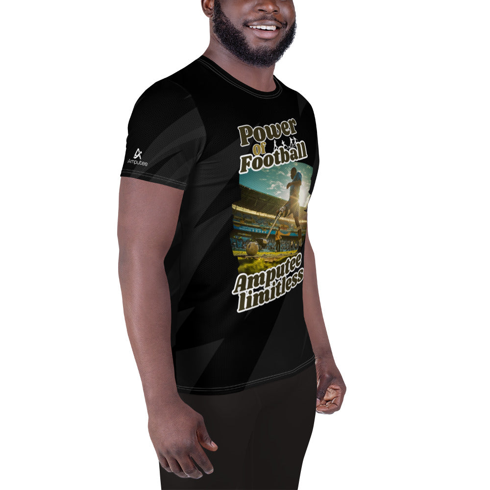Power of Football Men's Athletic T-shirt