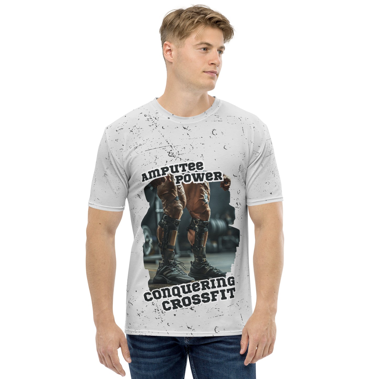 Amputee Crossfit Men's Fit T-shirt