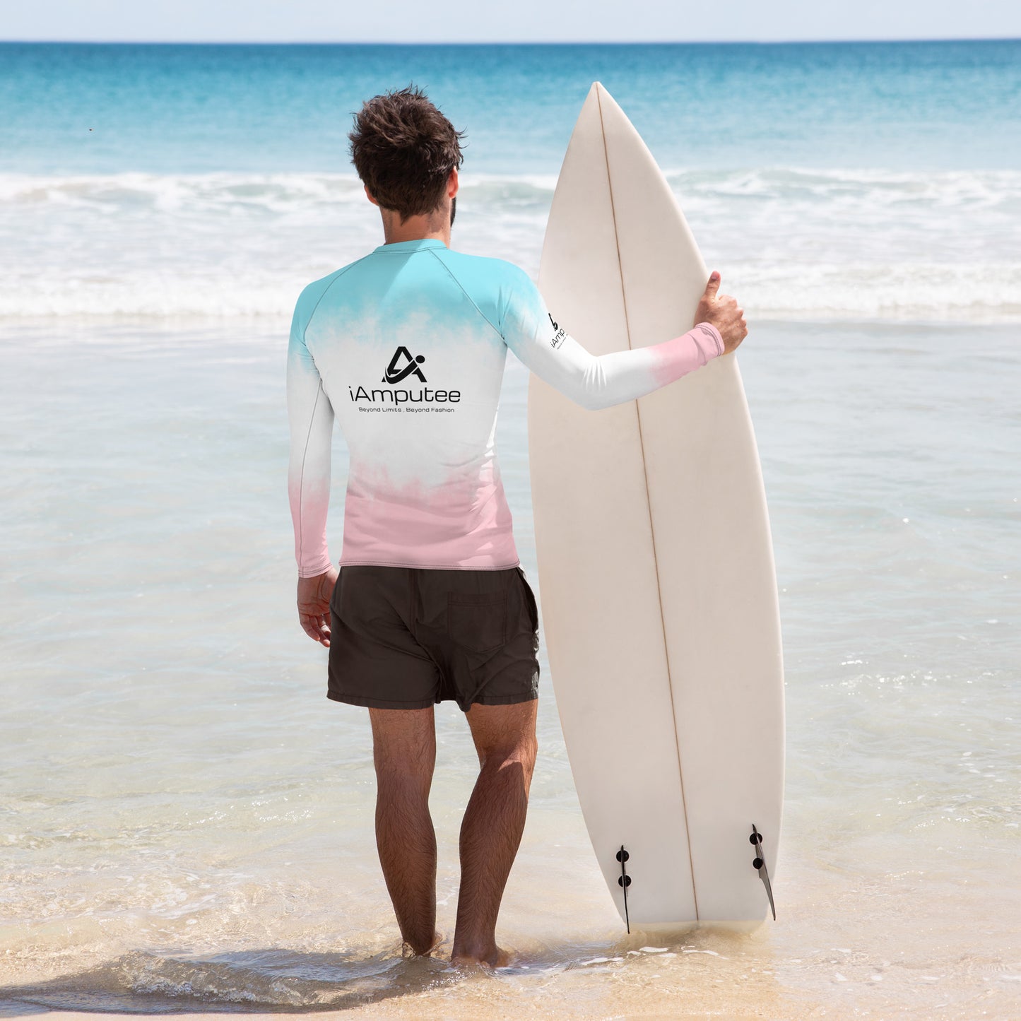 Water Sports Prosthetics Camiseta Aquatica masculino