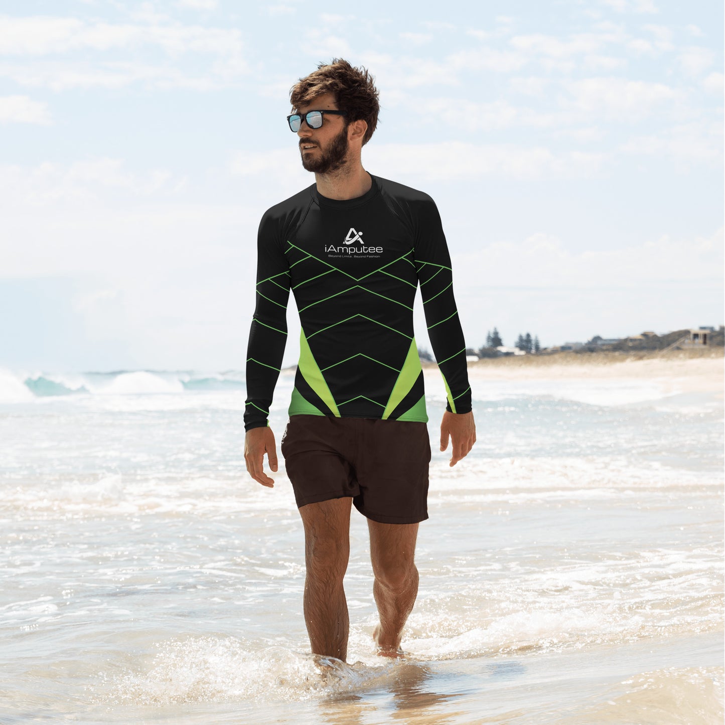 iAmputee Men's Rash Guard WaterSport