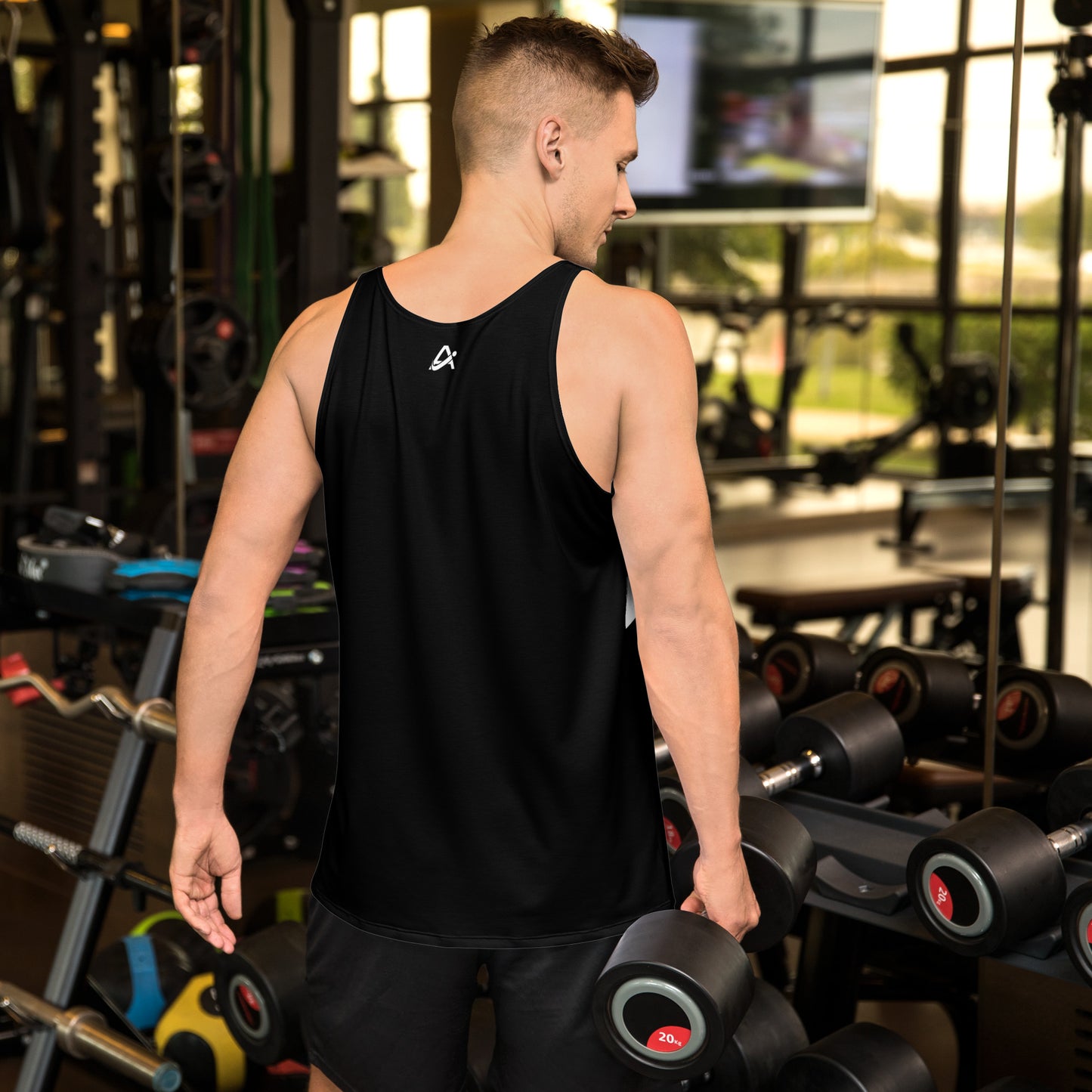 iAmputee Black & White Tank Top