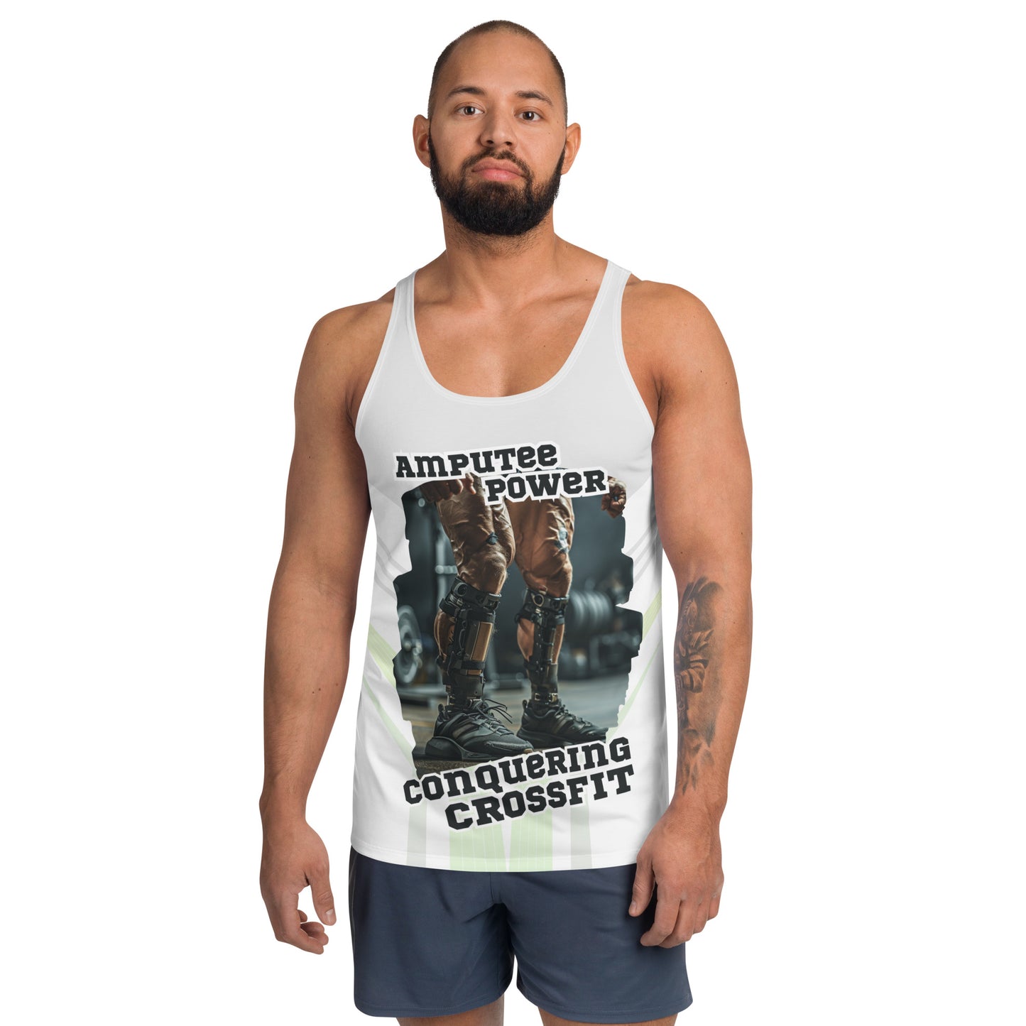 Amputee Crossfit Camiseta de tirantes unisex 