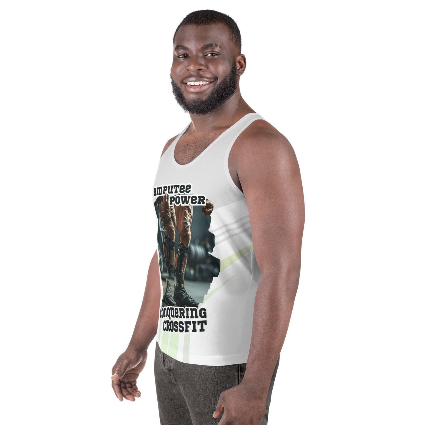Amputee Crossfit Camiseta de tirantes unisex 