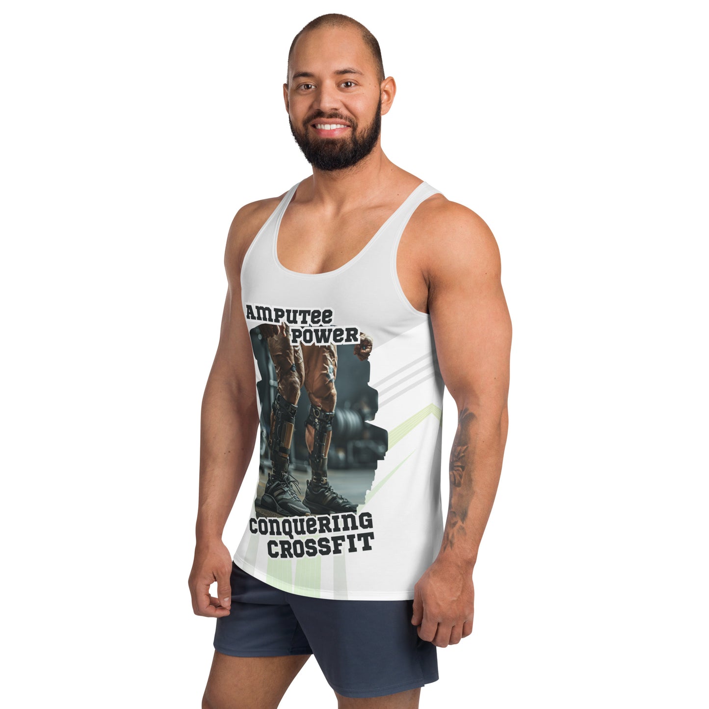 Amputee Crossfit Camiseta de tirantes unisex 