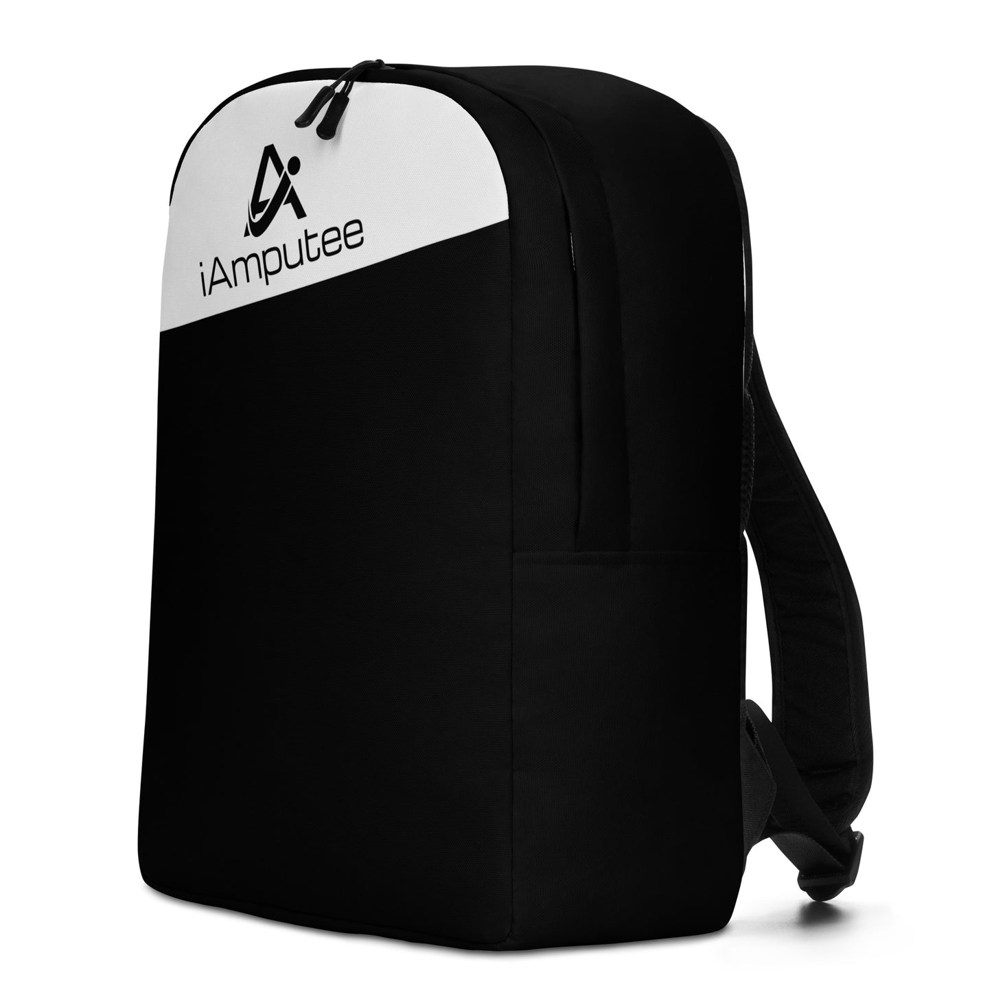 iAmputee Black & White Minimalist Backpack