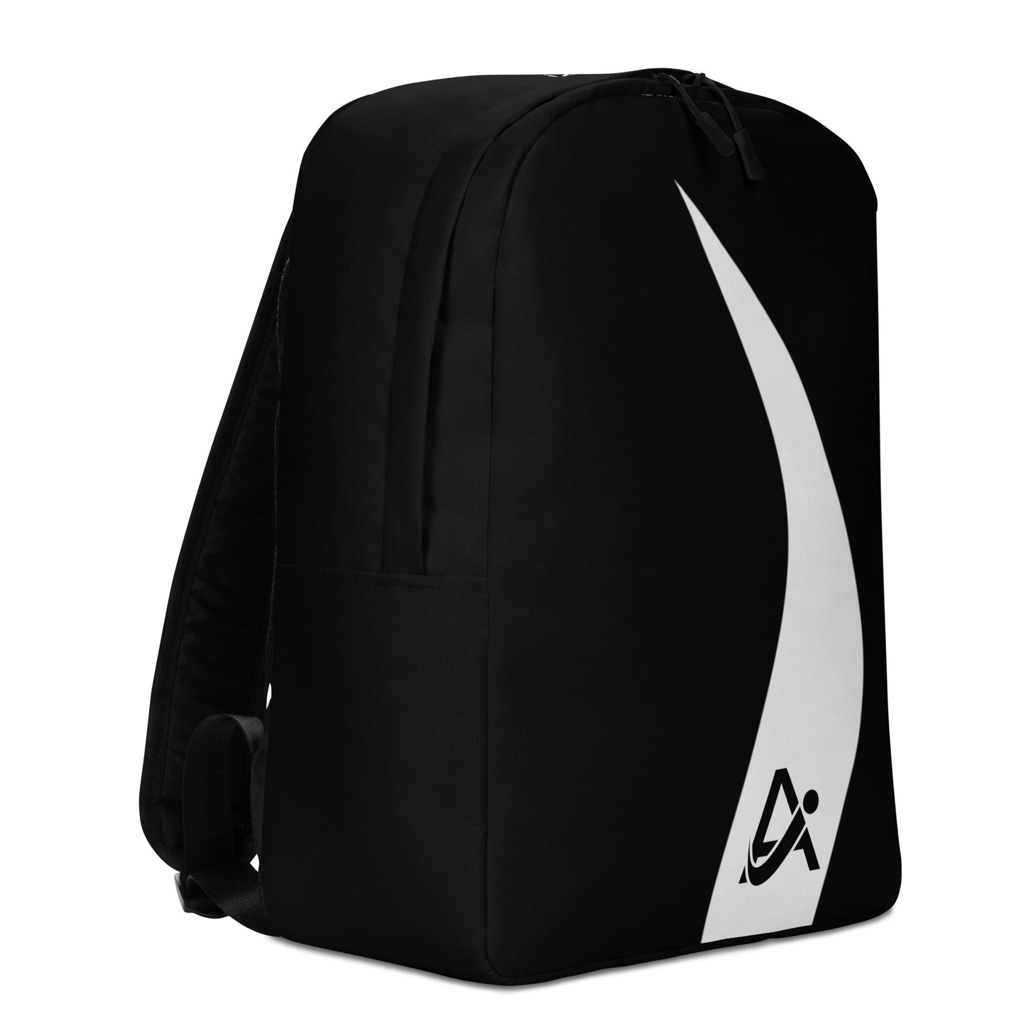 iAmputee Black & White Minimalist Backpack
