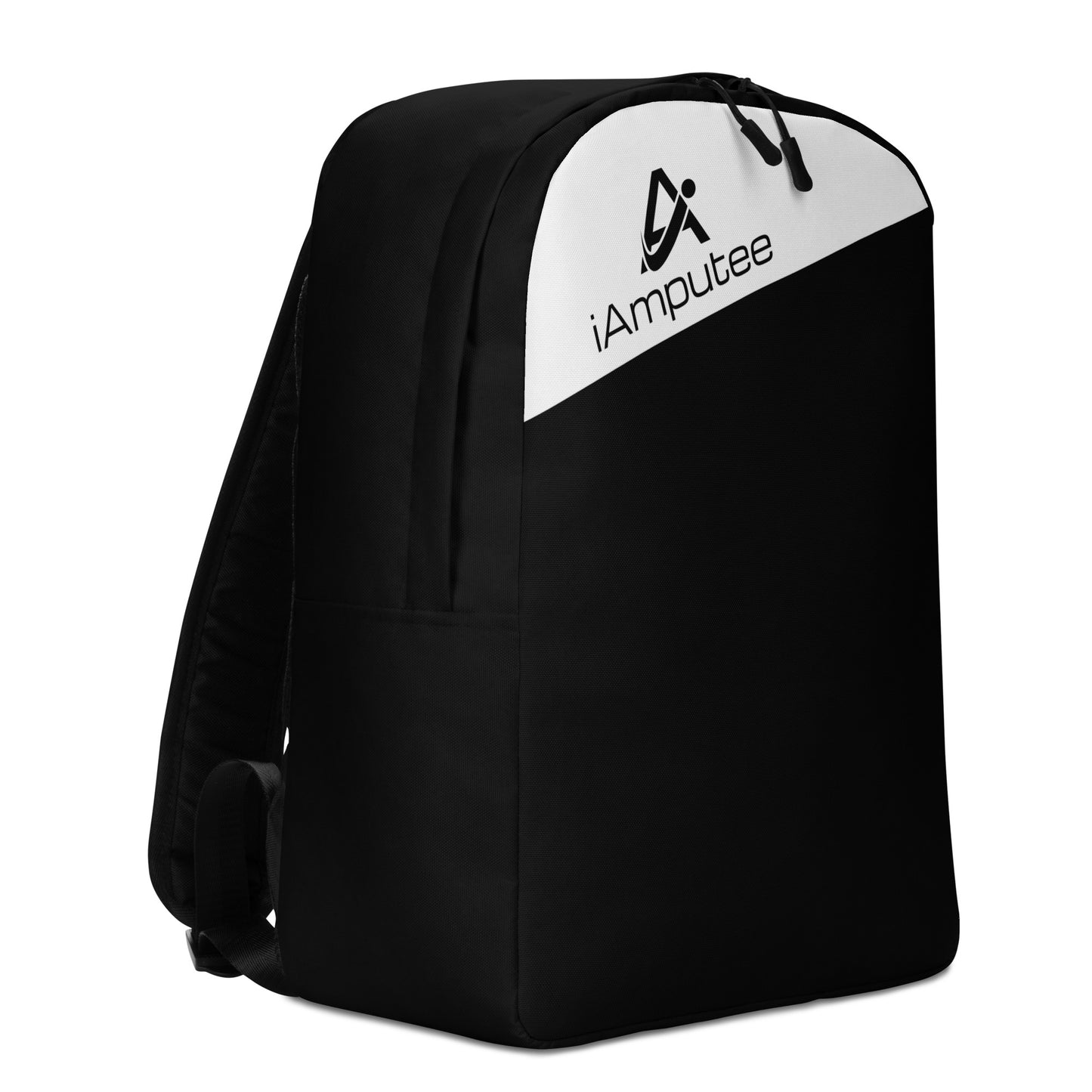 iAmputee Black & White Minimalist Backpack