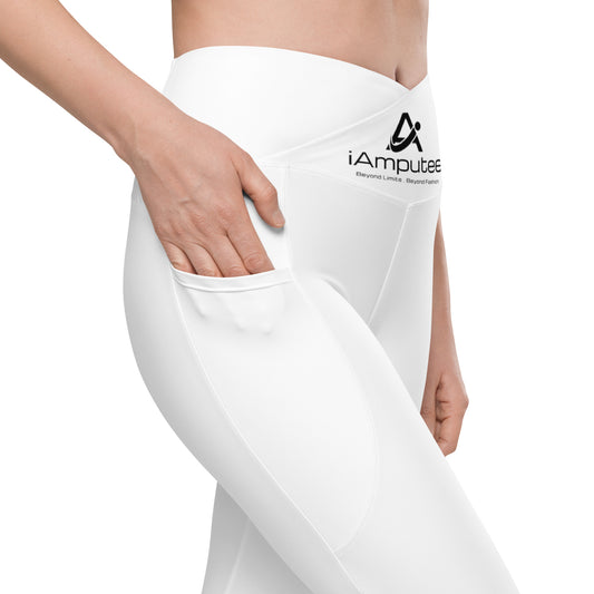 iAmputee Leggings cruzados con bolsillos