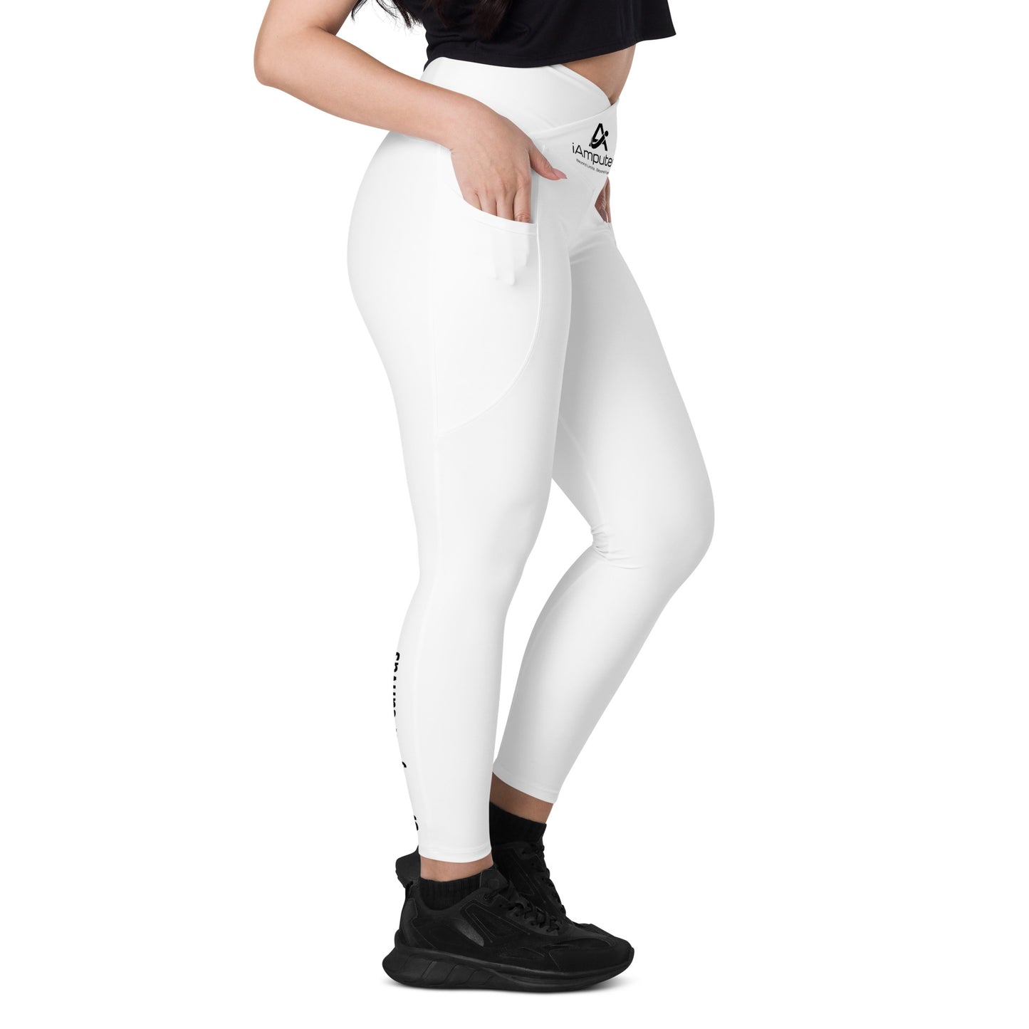 iAmputee Leggings cruzados con bolsillos