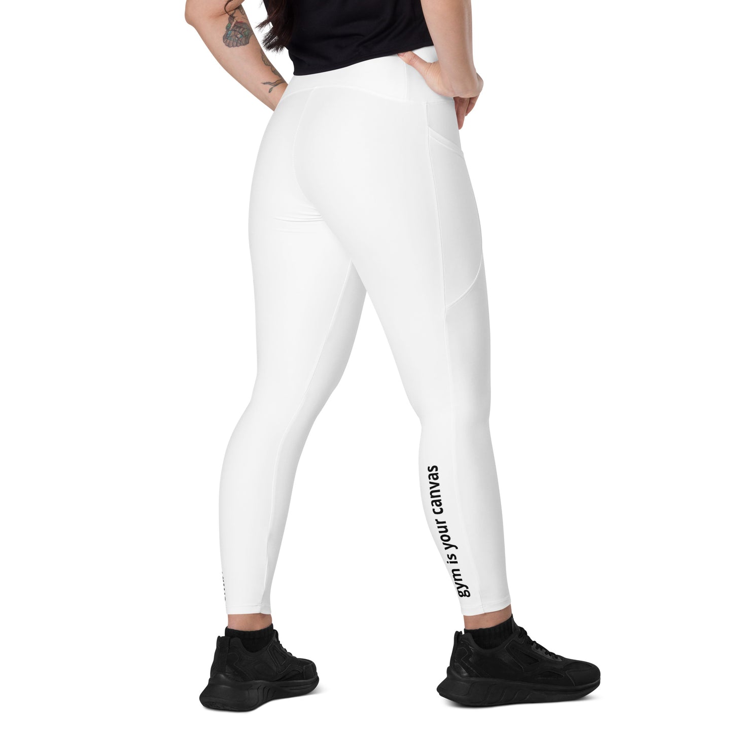 iAmputee Leggings cruzados con bolsillos