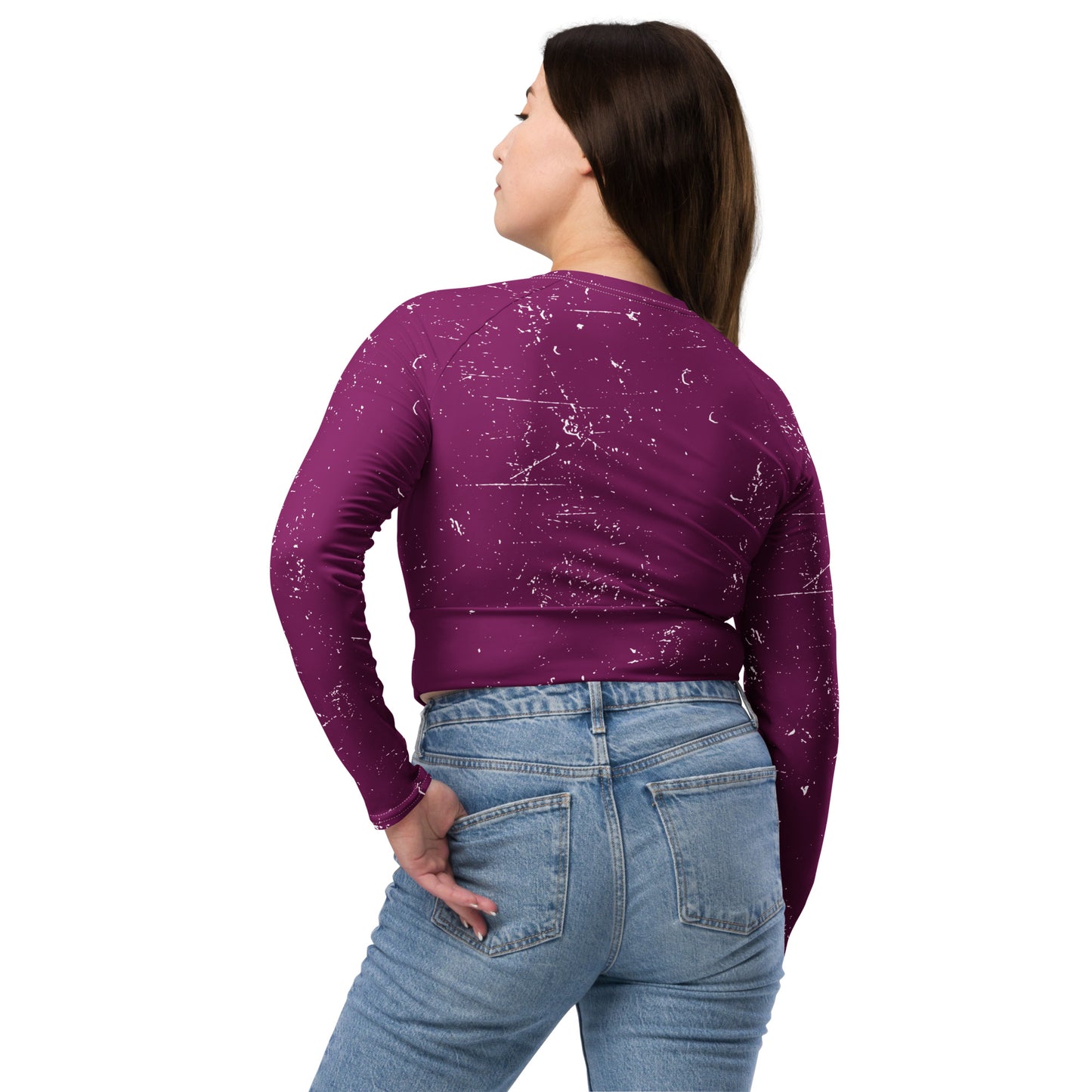 iAmputee long-sleeve crop top