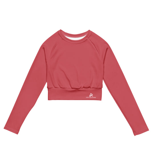 iAmputee long-sleeve crop top