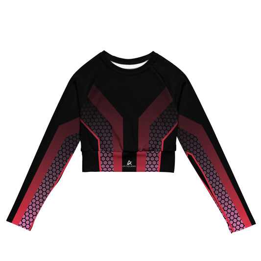 iAmputee long-sleeve crop top