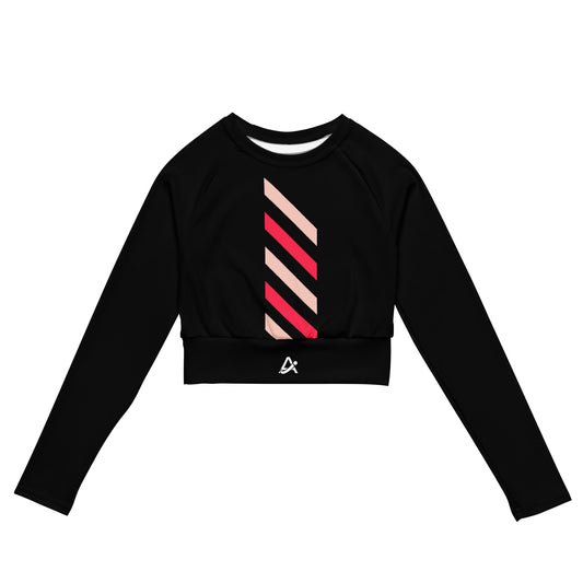 iAmputee long-sleeve crop top