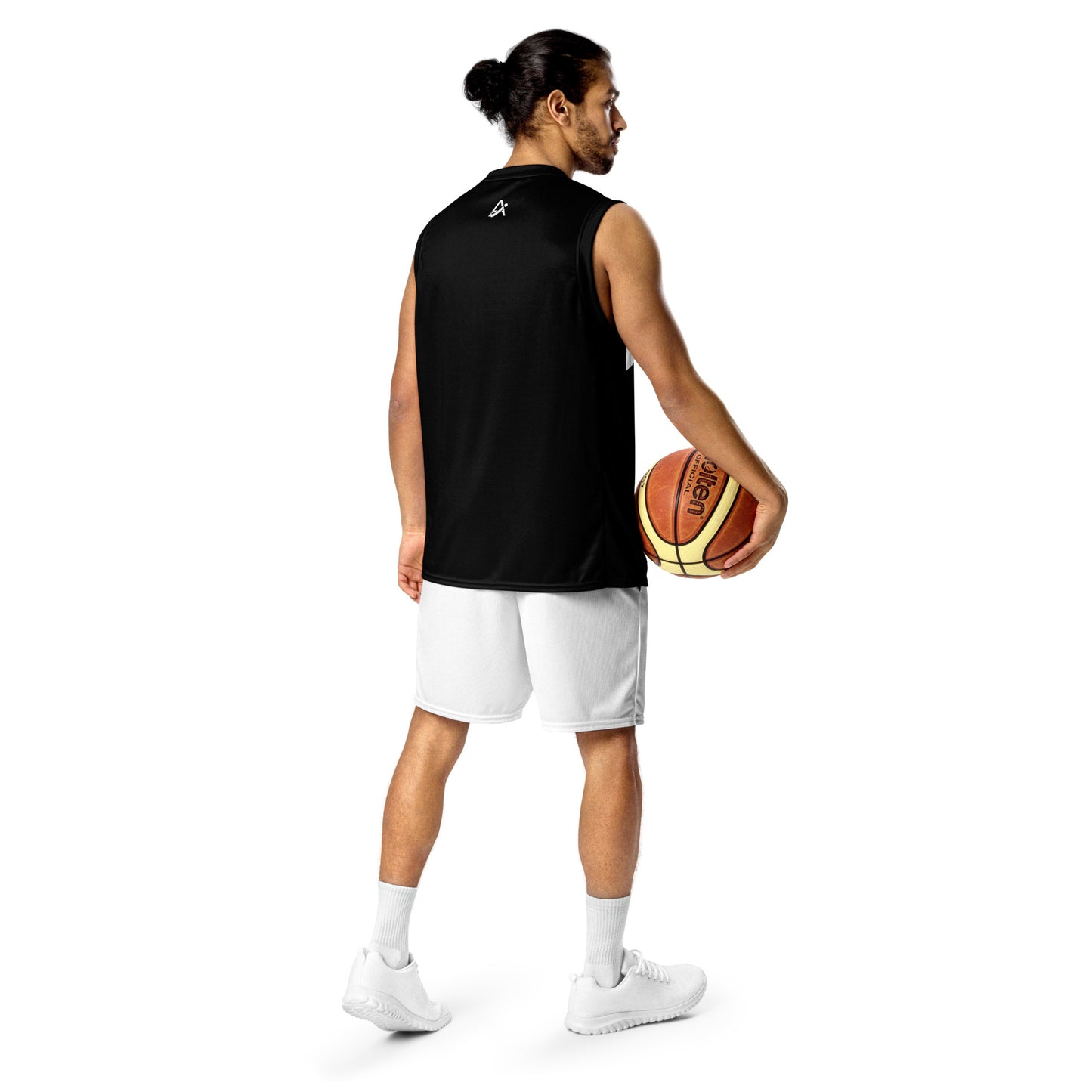 iAmputee Black & White unisex basketball jersey
