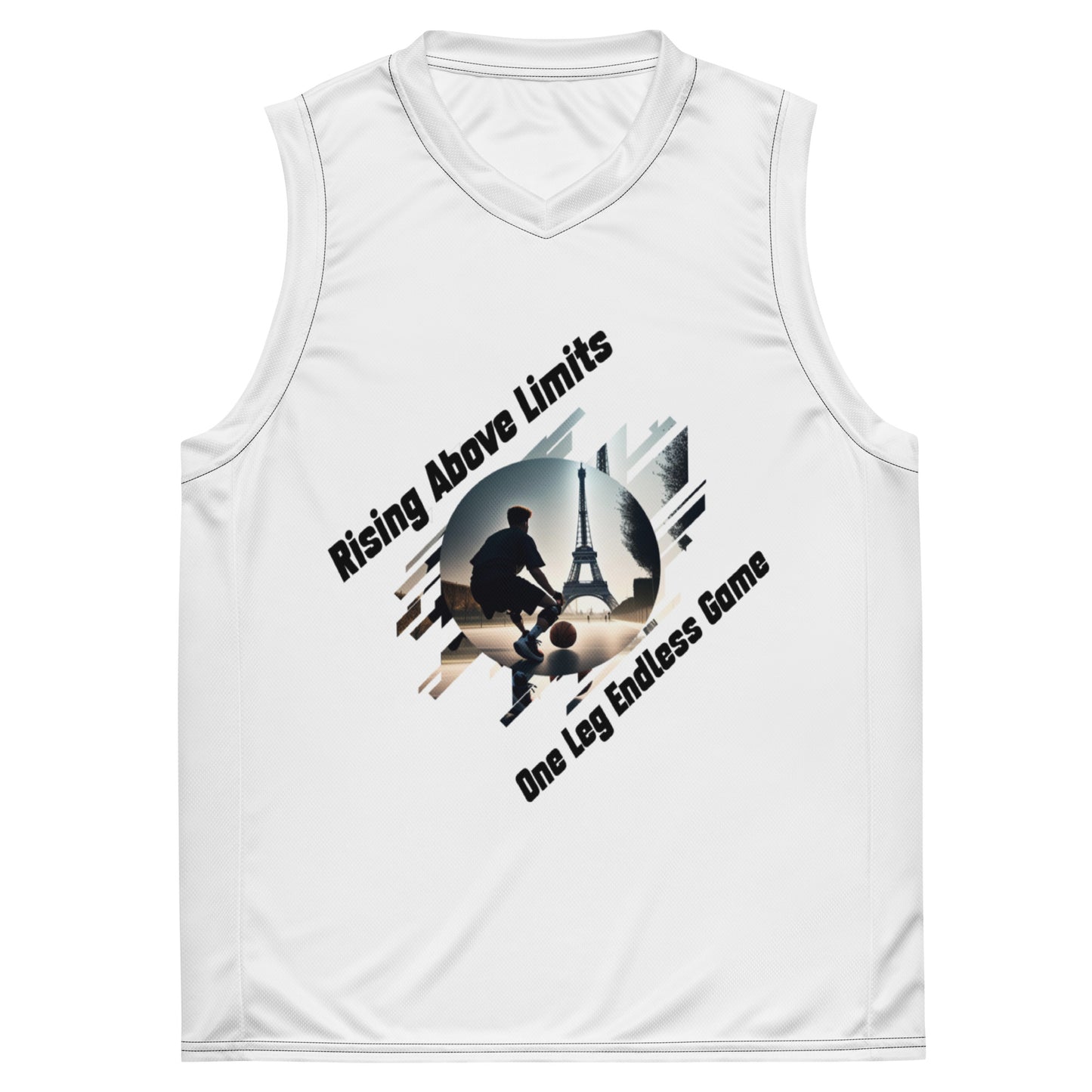 Camiseta de baloncesto unisex Rising Above Limits