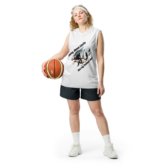 Camiseta de baloncesto unisex Rising Above Limits