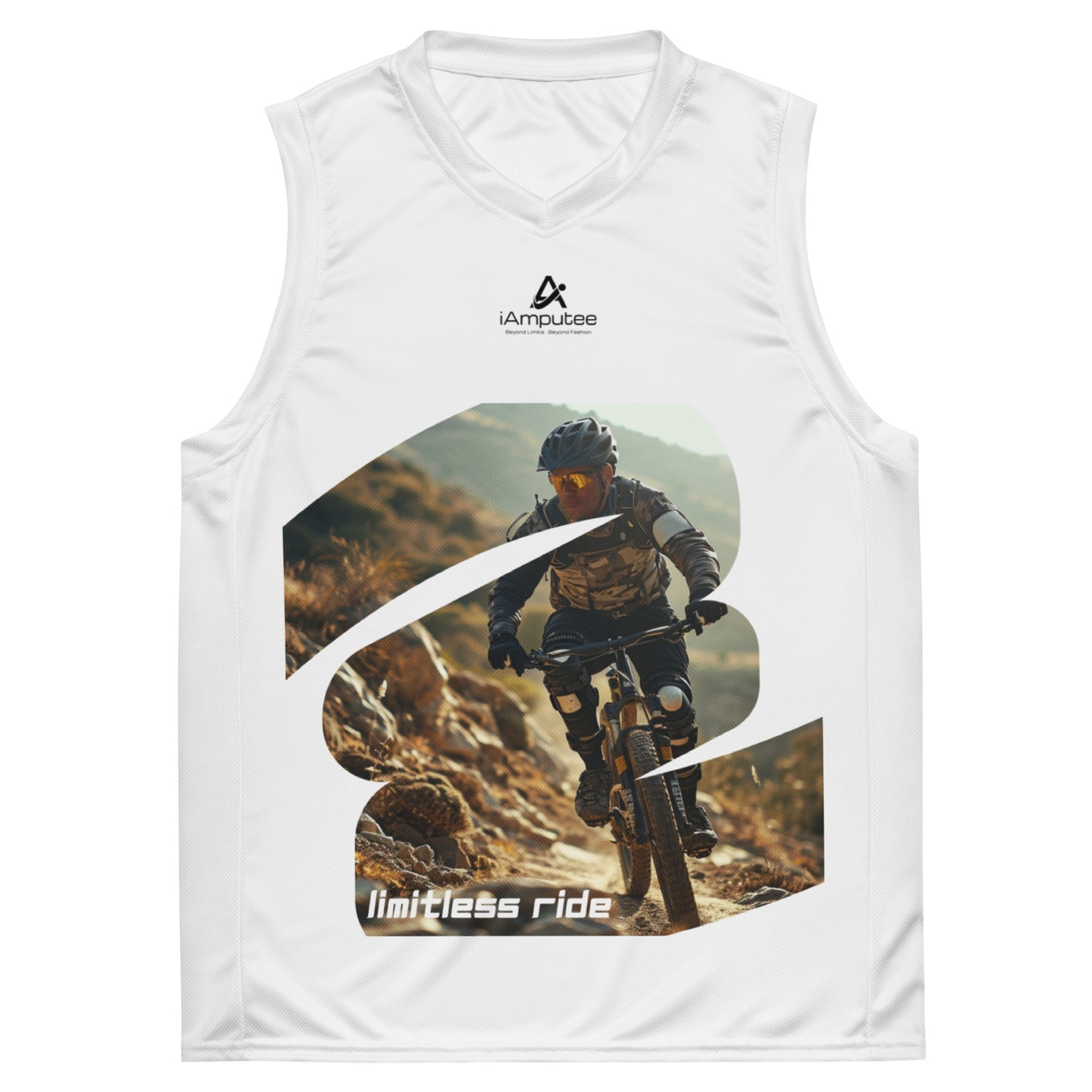 Limitless Ride unisex basketball jersey
