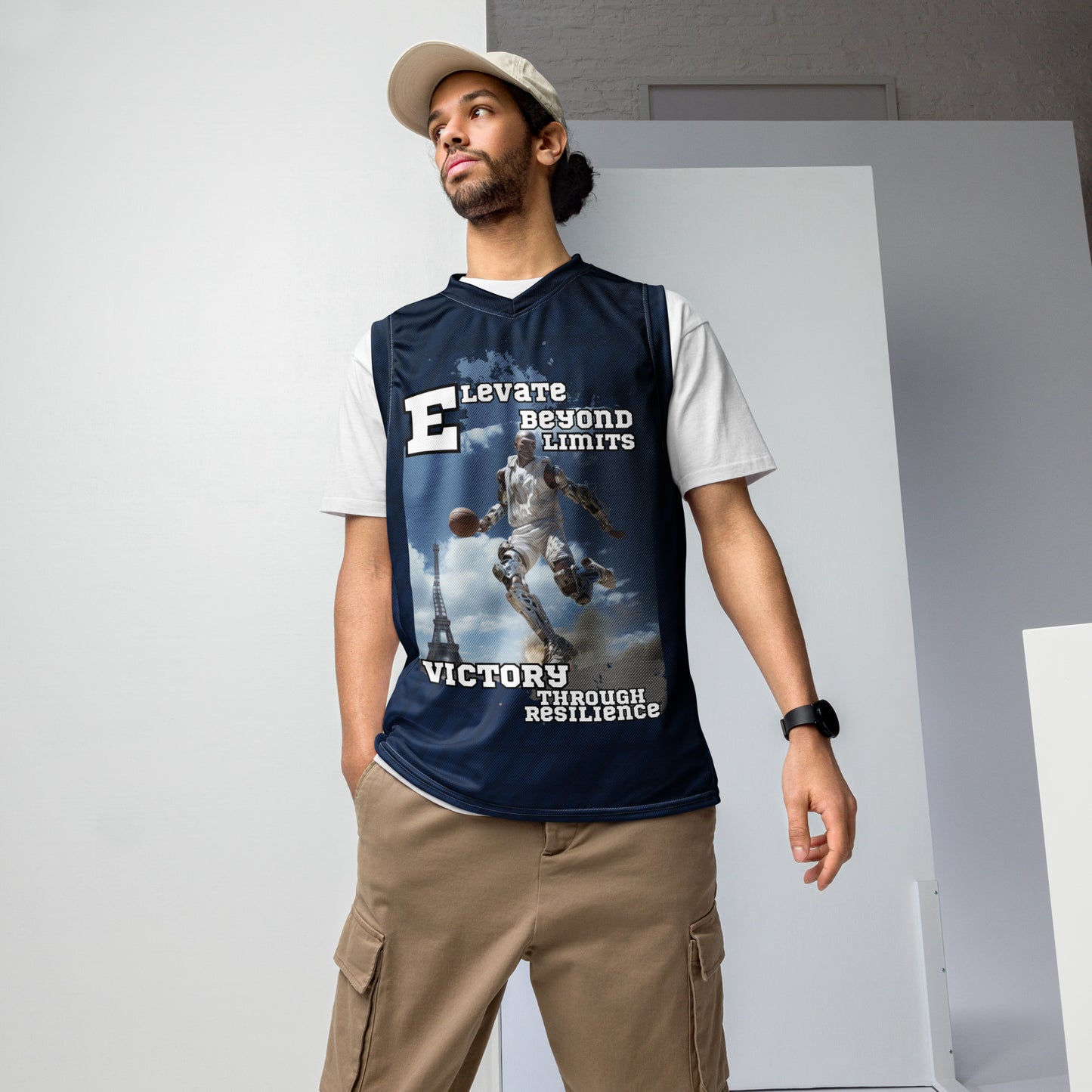 Elevate Beyond Limits unisex basketball jersey