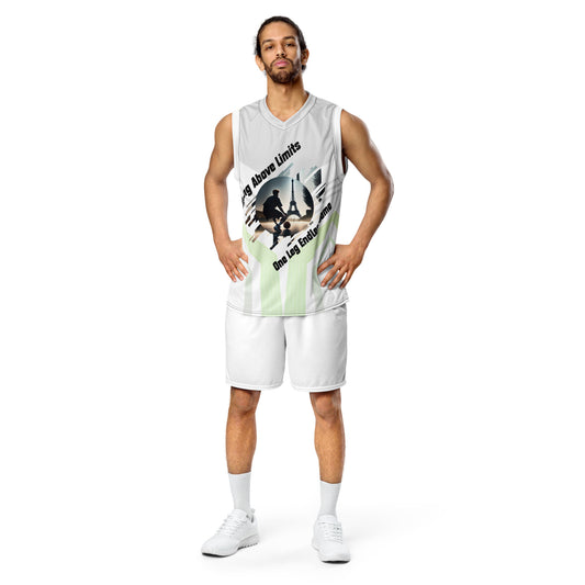 Prosthetic Basket on the Street basketball jersey
