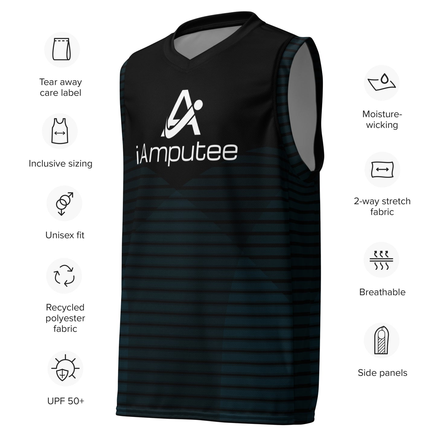iAmputee unisex basketball jersey