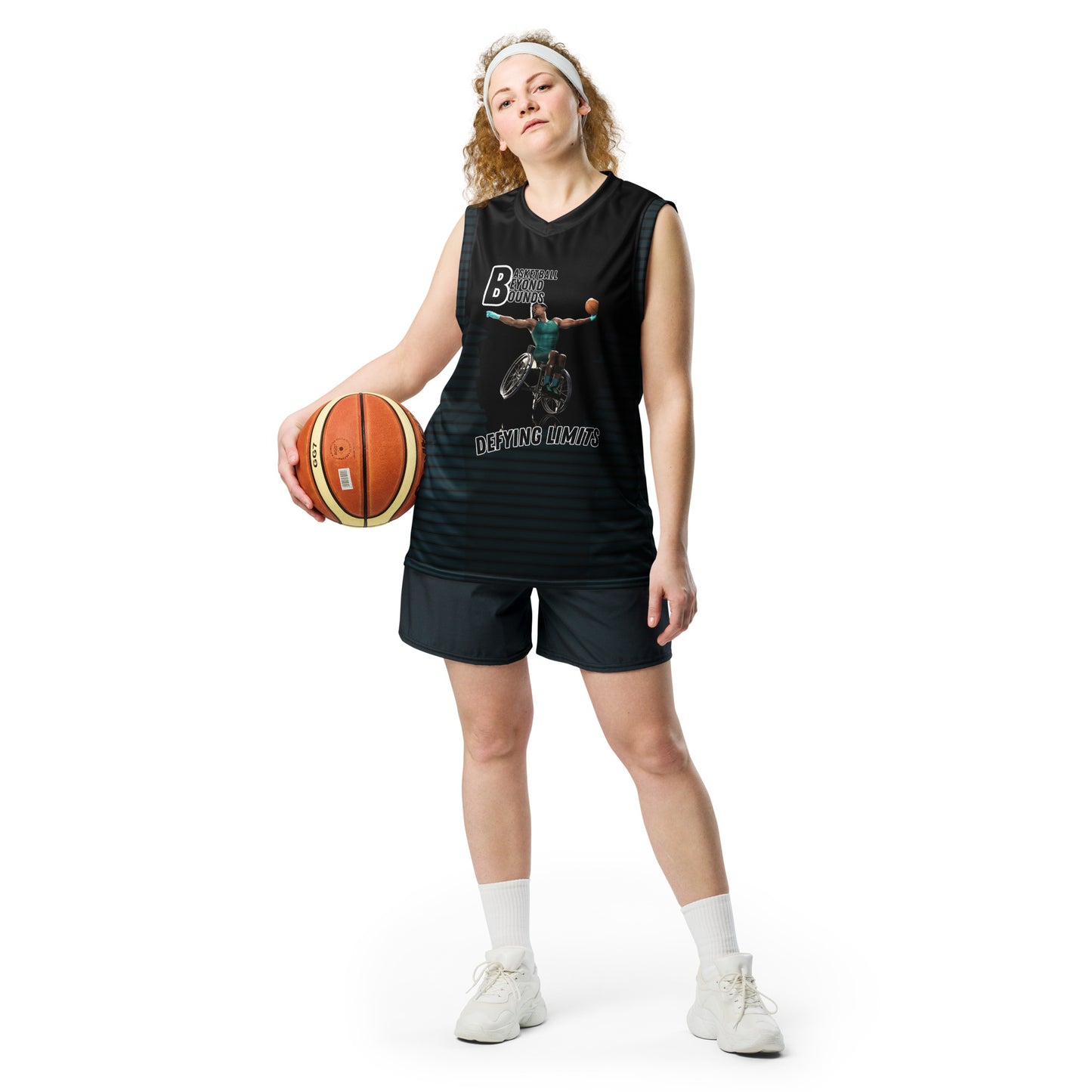 Camisa de basquete unissex Basket Beyond Bounds