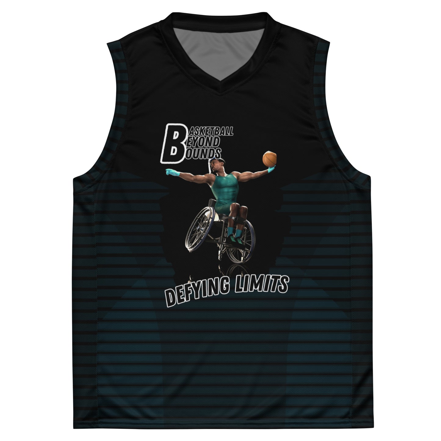 Camisa de basquete unissex Basket Beyond Bounds