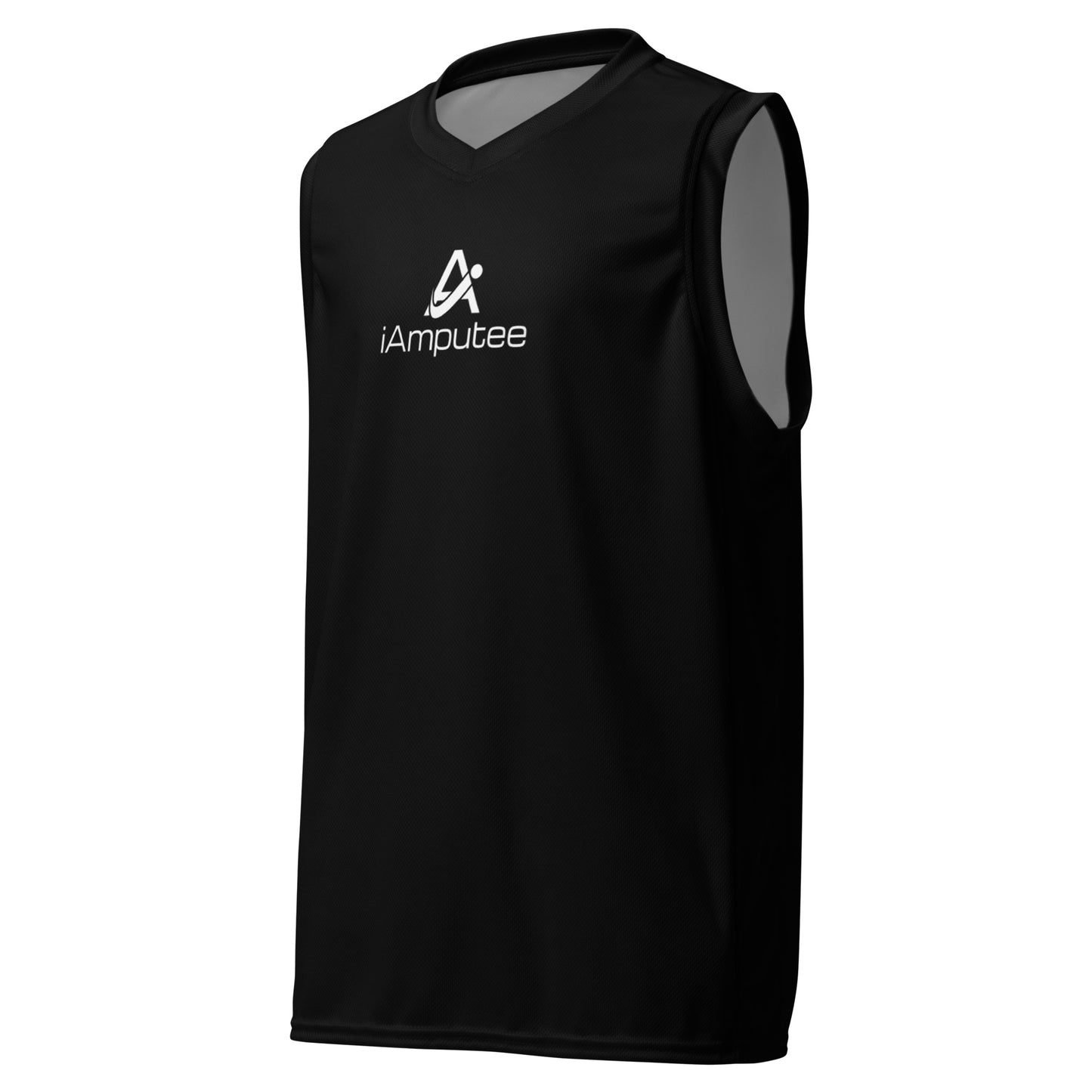 iAmputee Black unisex basketball jersey