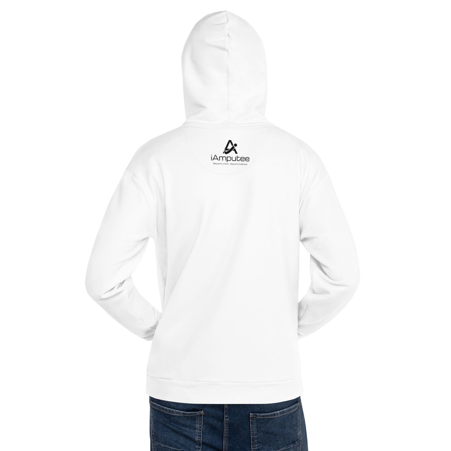 iAmputee White Unisex Hoodie