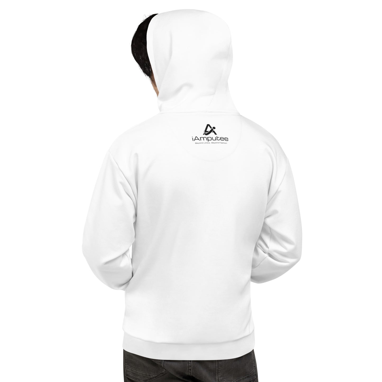 iAmputee White Unisex Hoodie