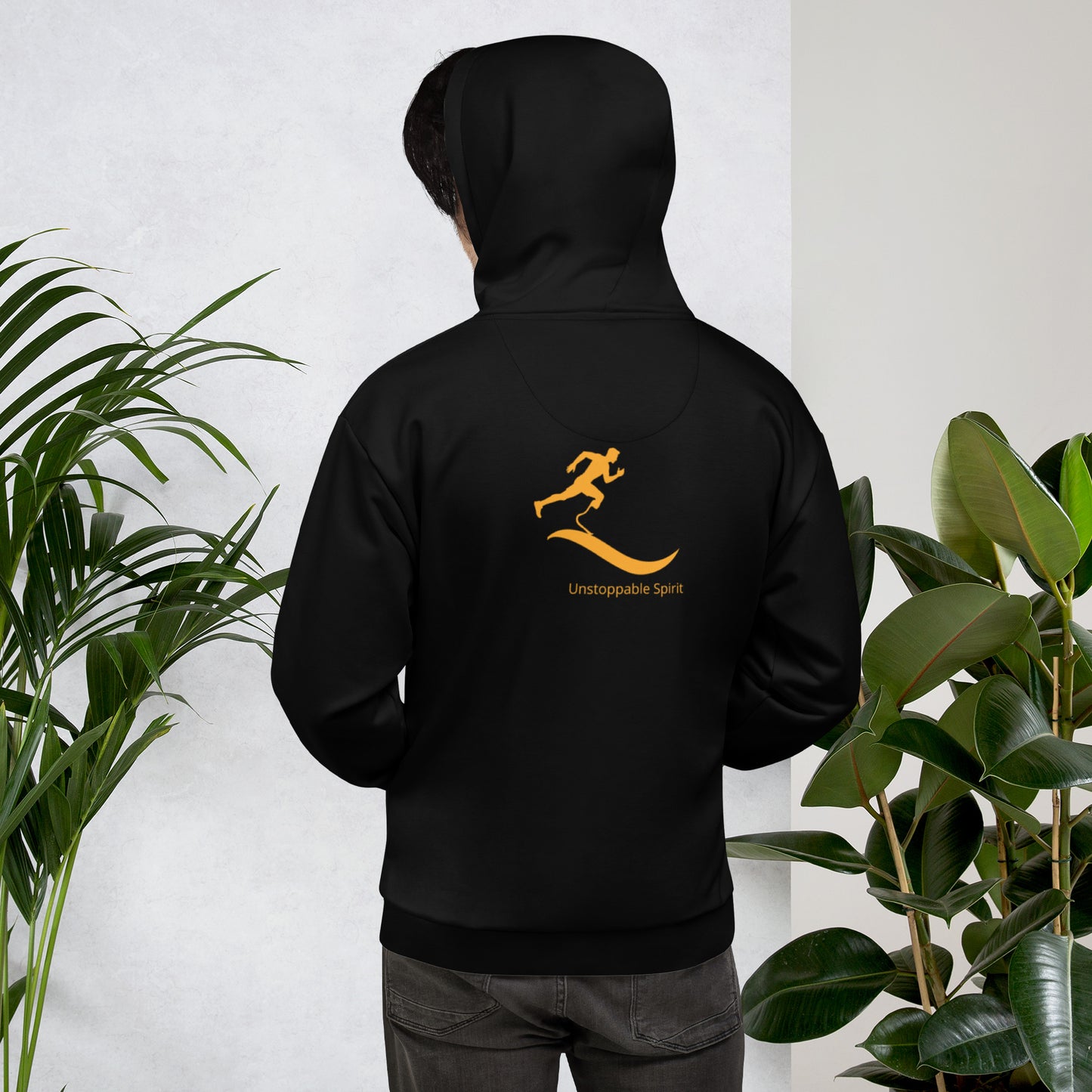 iAmputee Black & Orange Unisex Hoodie
