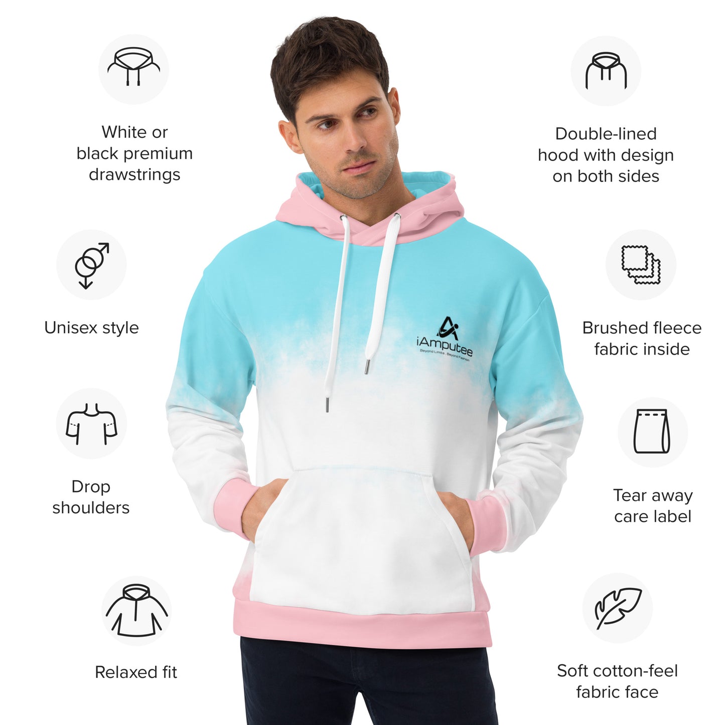  Einstein & Prosthetics Sudadera con capucha unisex