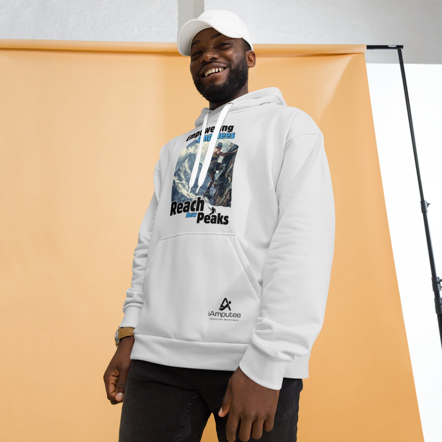 Amputee Climbing Power Unisex Hoodie