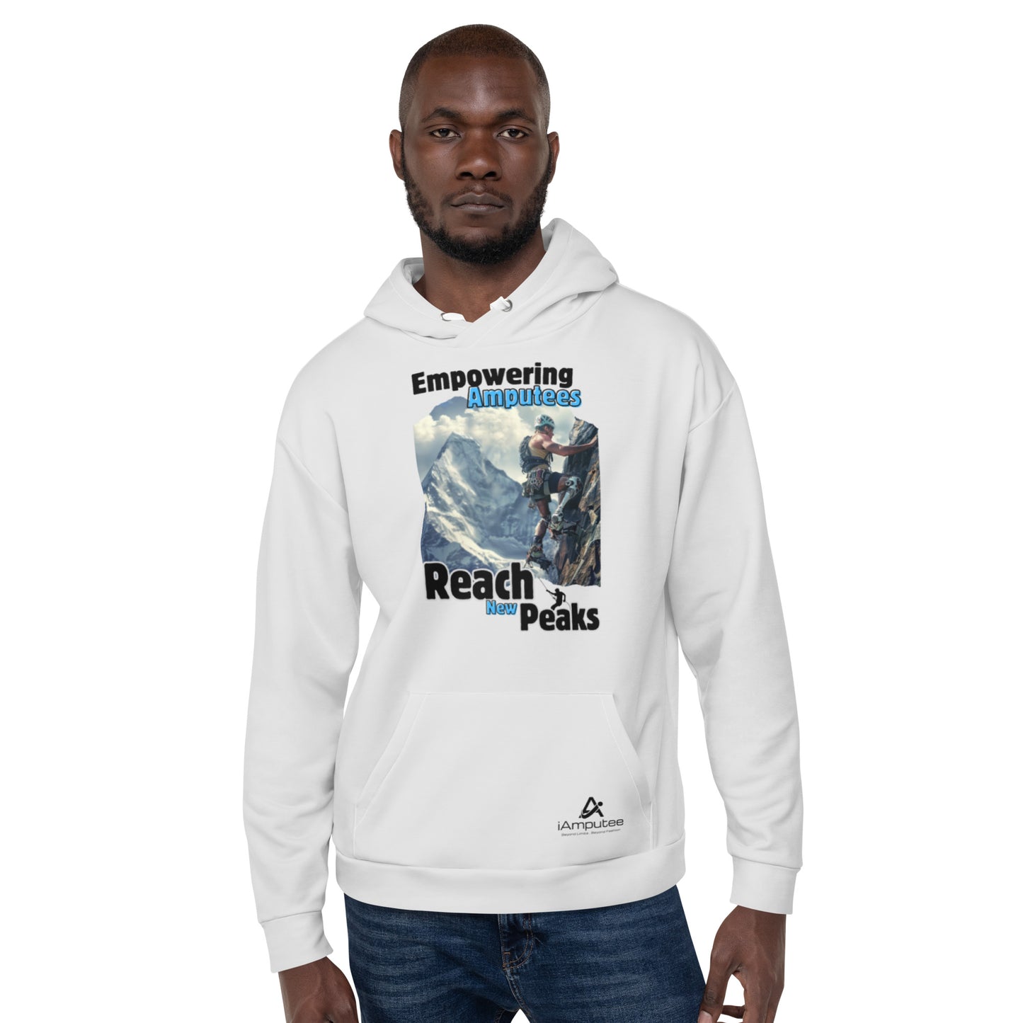 Amputee Climbing Power Unisex Hoodie