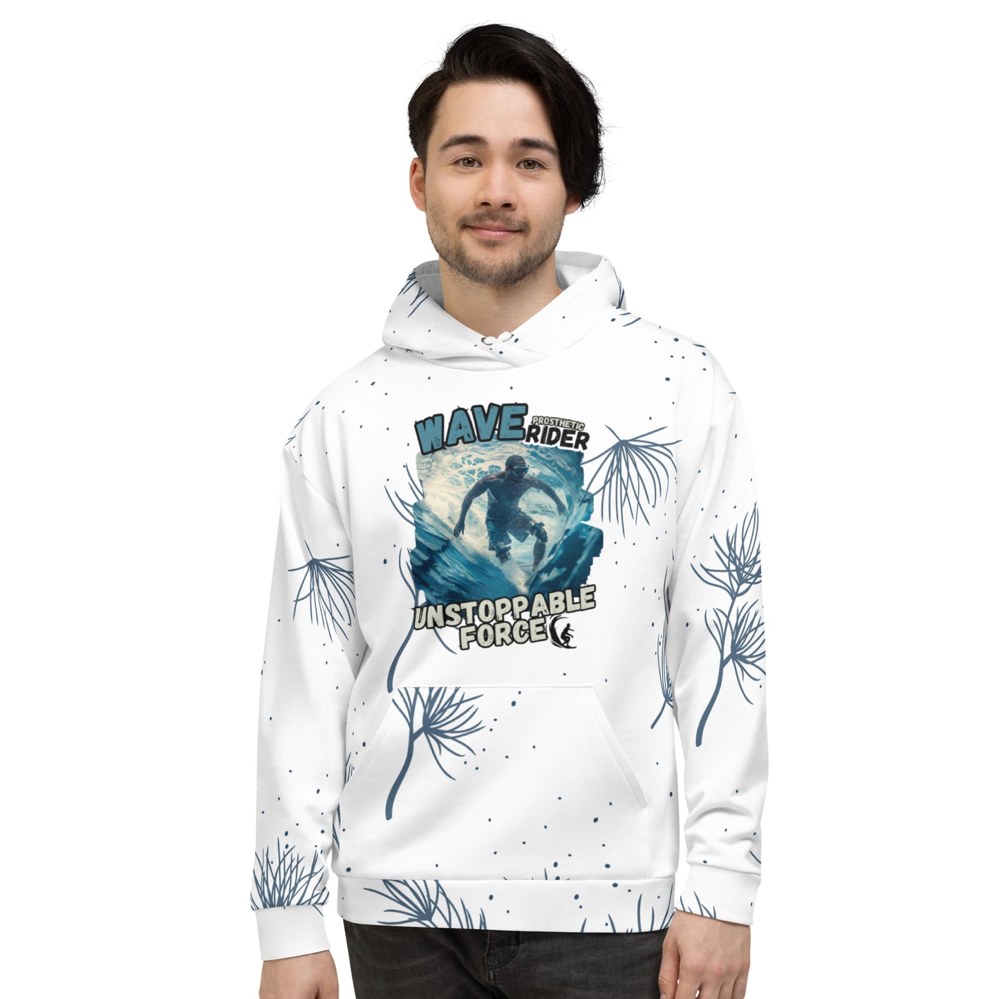 Wave Prosthetic Rider Unisex Hoodie