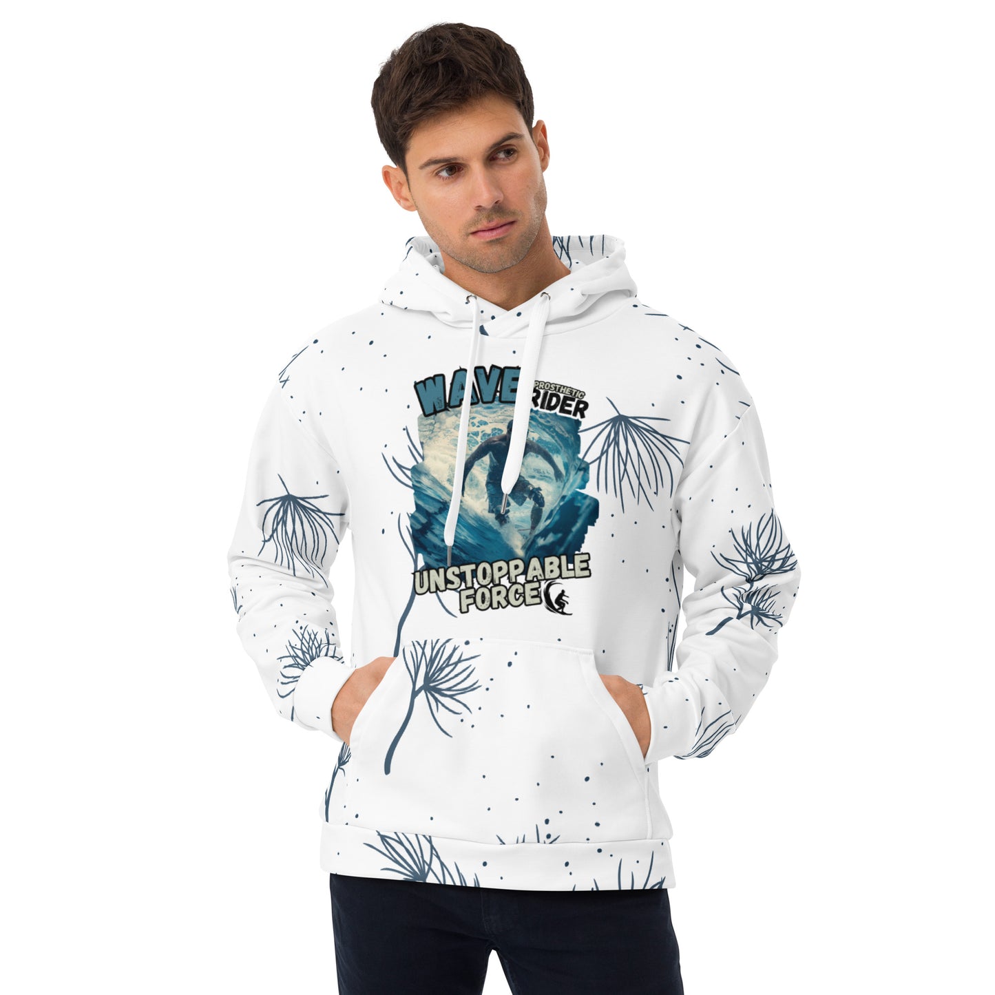 Wave Prosthetic Rider Unisex Hoodie