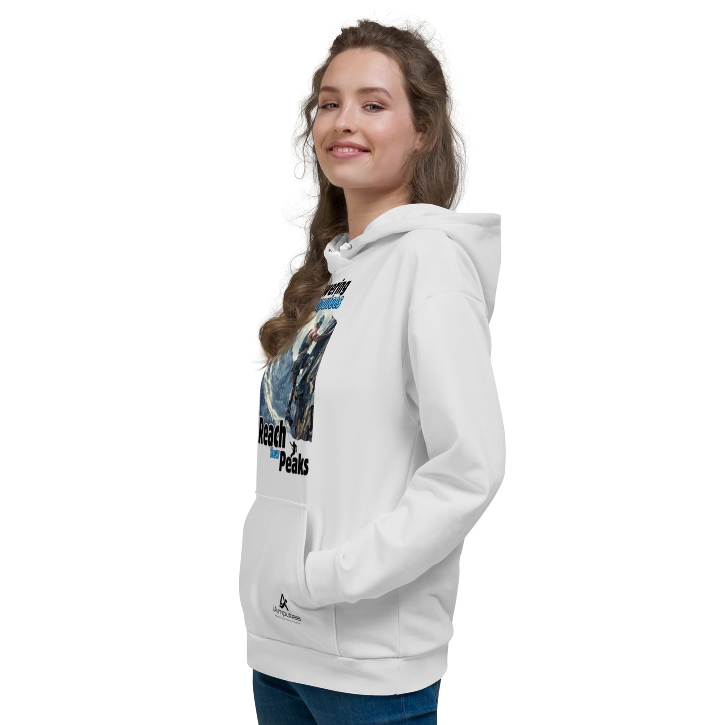 Amputee Climbing Power Unisex Hoodie
