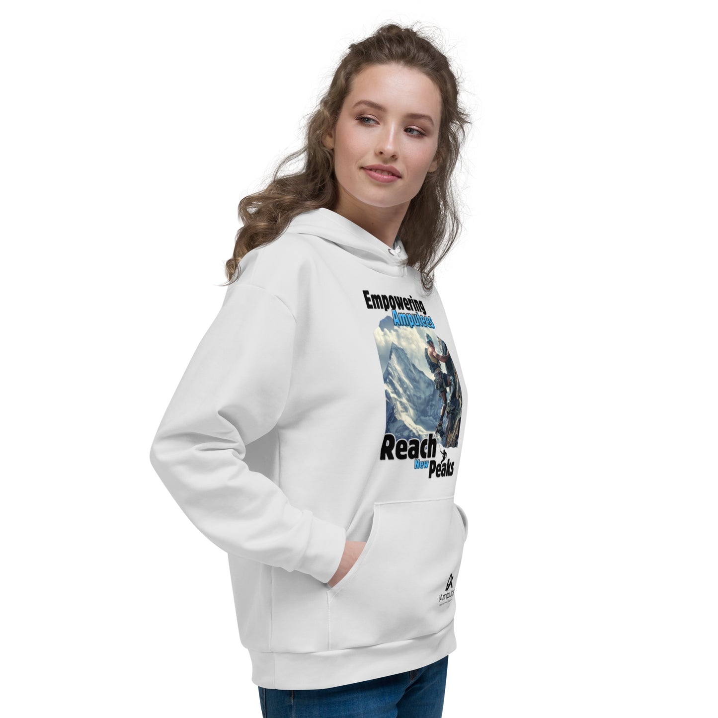 Amputee Climbing Power Unisex Hoodie