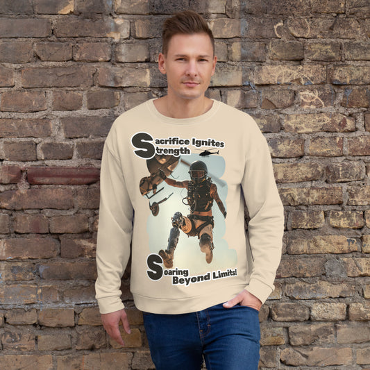 Helicopter Jump Unisex Sweatshirt