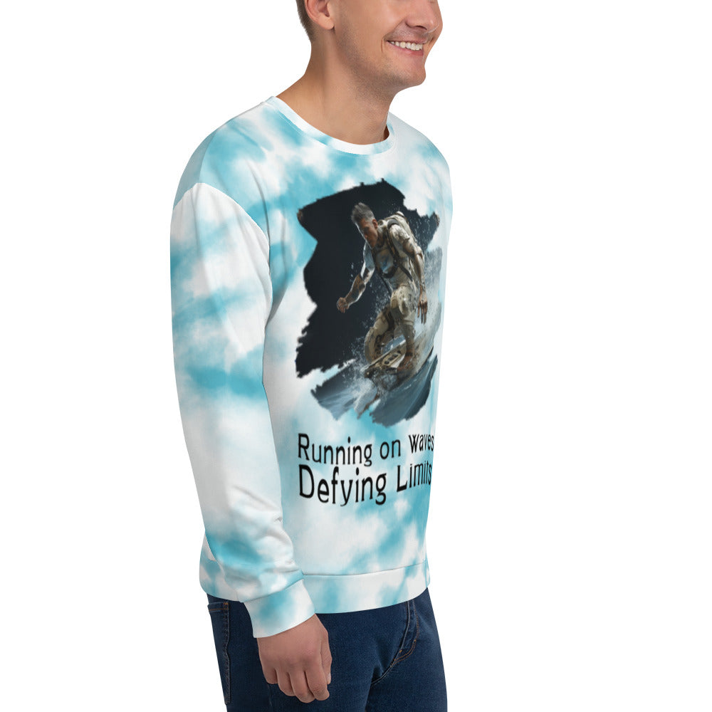 Running on Waves Unisex Sweatshirt