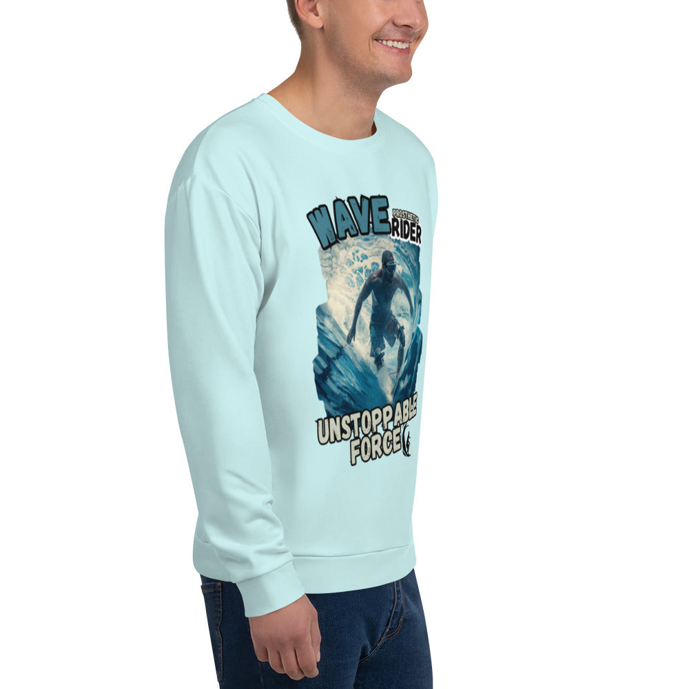 Wave Prosthetic Rider Unisex Sweatshirt